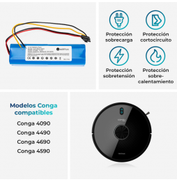 Batterie Mirtux pour Conga 4090, 4490, 4590 et 4690