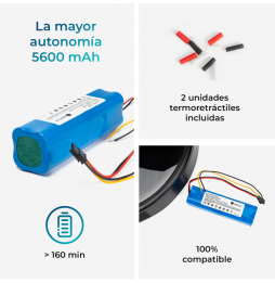 Batterie Mirtux pour Conga 4090, 4490, 4590 et 4690