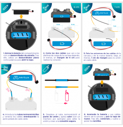 Batteria Mirtux per Conga 5090, 5490, 6090 e 7090