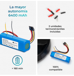 Batterie Mirtux pour Conga 5090, 5490, 6090 et 7090