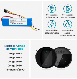 Batterie Mirtux pour Conga 1690, 1890, 2090, 2290 Panoramic et 2690