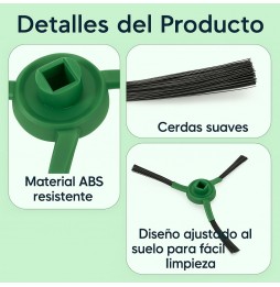 Conjunto de 5 cepillos para Roomba Combo  Essential, modelos  Y0110 y Y0112