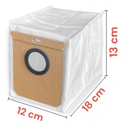 Conjunto de 10 bolsas de vaciado para Conga Home 10000, 8090 Ultra, 9090 IA, Dreame L50 y L60 SES y Haier H9+ de 2,5L
