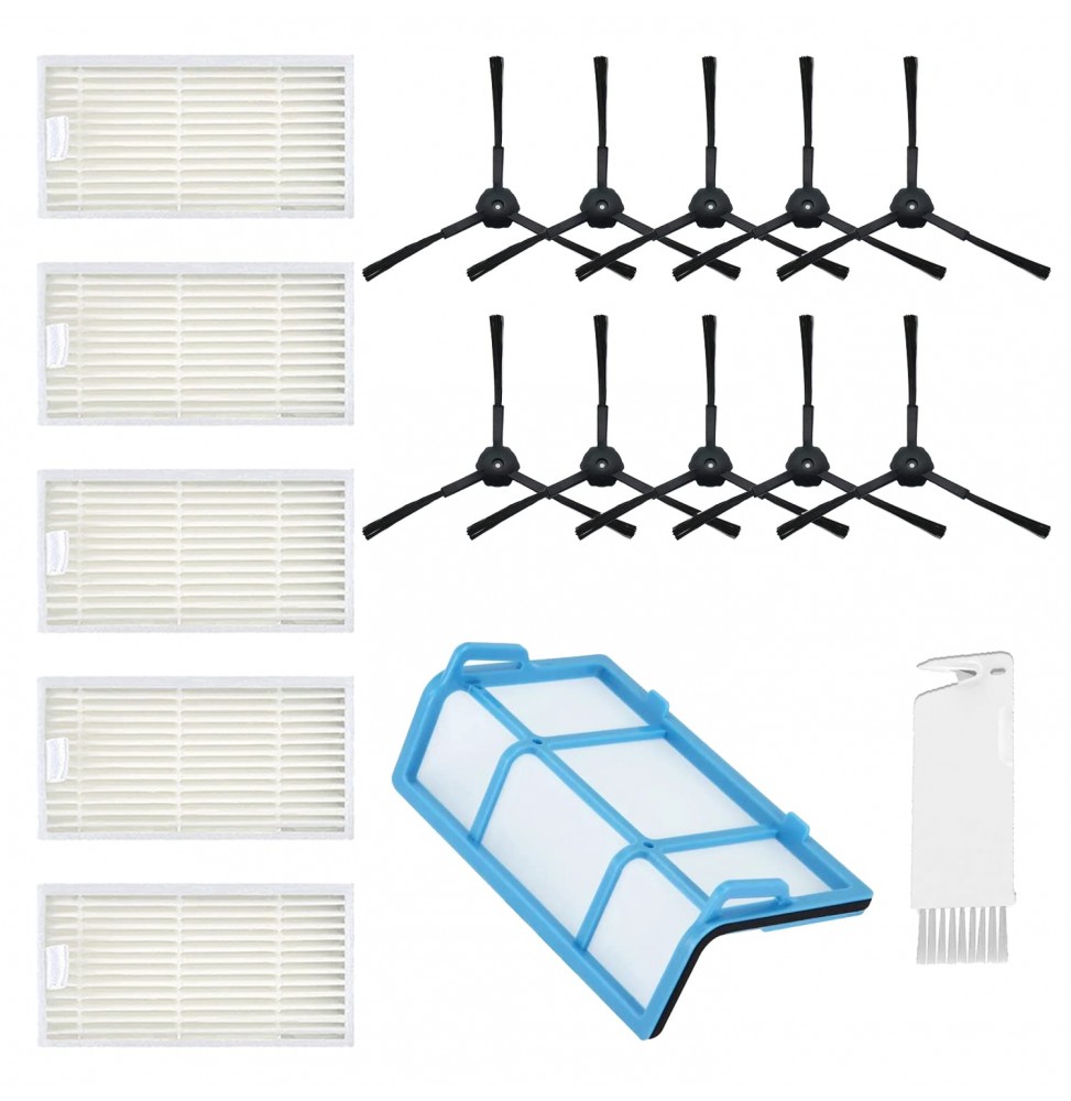 Conjunto 17 piezas compatibles para ILIFE V3 V3s V5 V5s V5s Pro V50 X5 y modelos Medion MD18500 MD18501 MD16192 MD18600