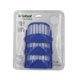 iRobot® Pack de 3 filtros Aerovac y 3 cepillos laterales