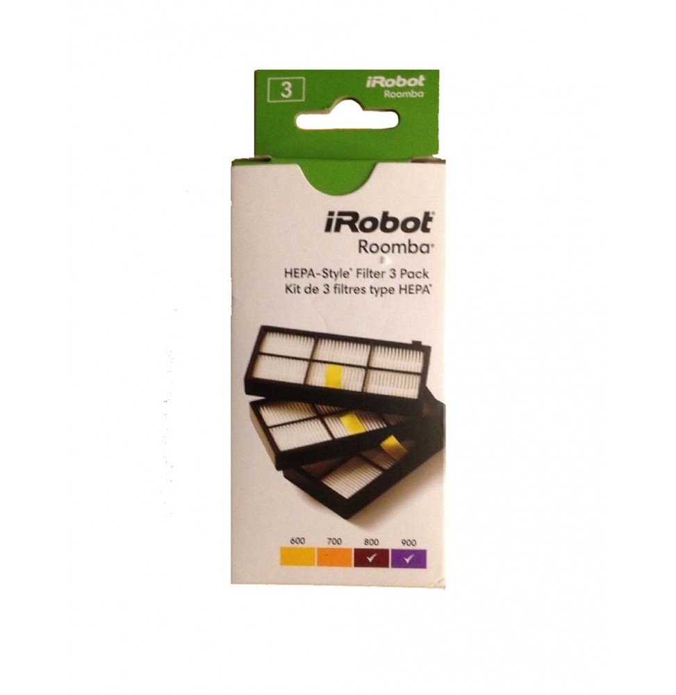 iRobot® Pack de 3 filtros para Roomba serie 800 y 900