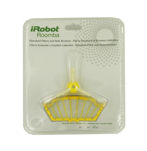 iRobot® Kit 3 filtros y 3 cepillos laterales - Roomba serie 500