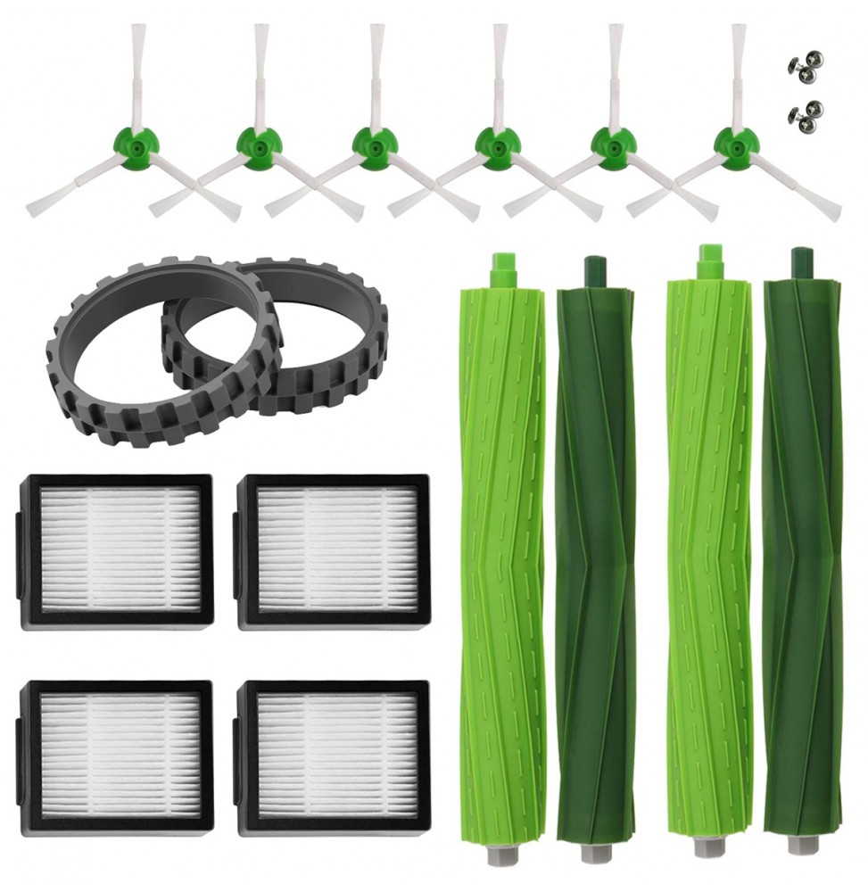 Pack with tires for Roomba Series E, i, J