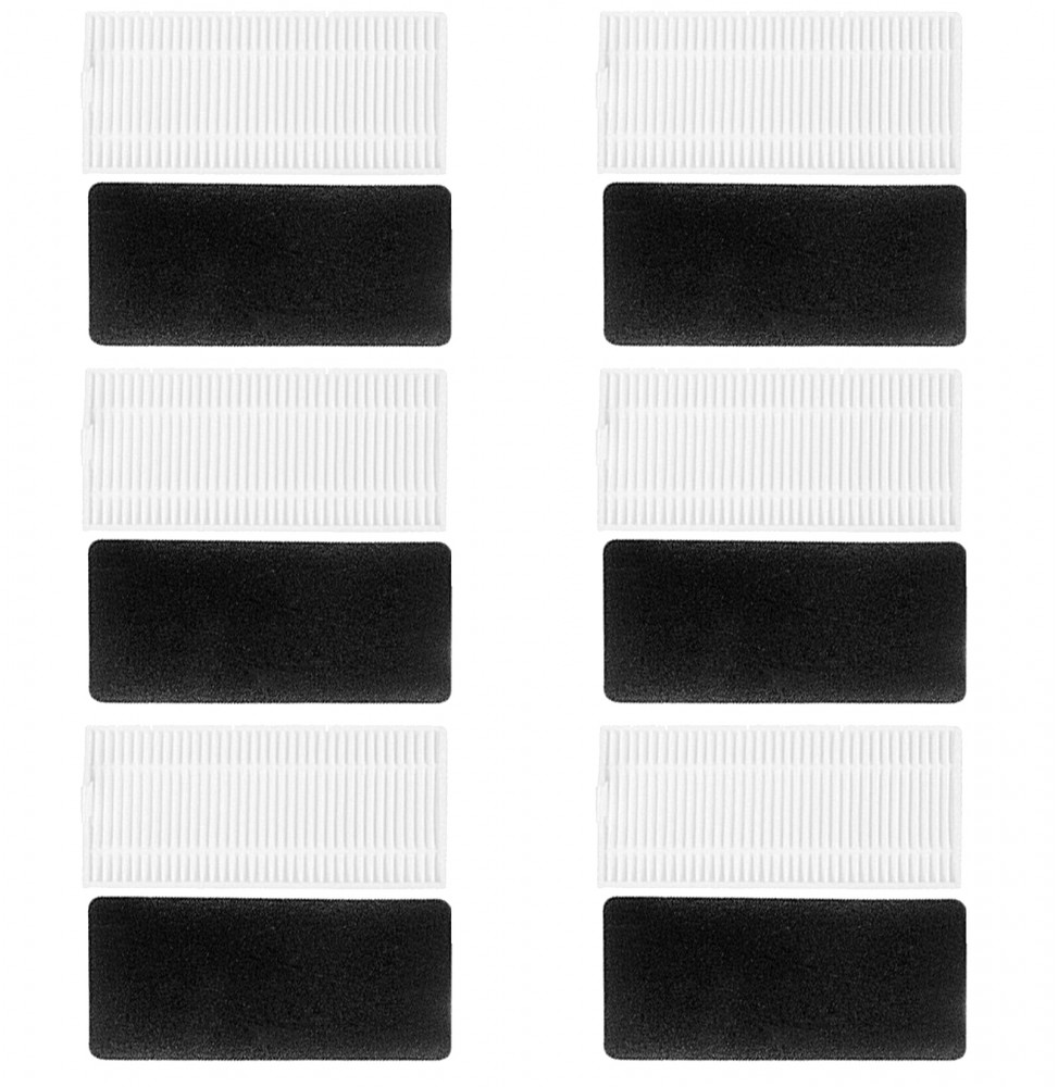 Kit de 6 filtres pour Conga 1090, 1099, 1790