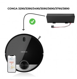 Batterie compatible pour Conga 3290 3390 3490 3590 3690 3790 3890
