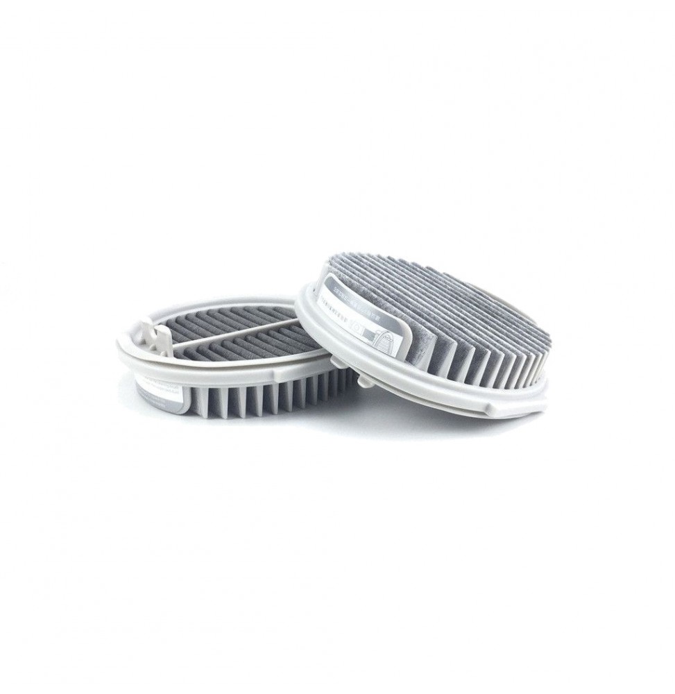 Kit de 2 filtros de ar laváveis ​​tipo HEPA para Roidmi F8