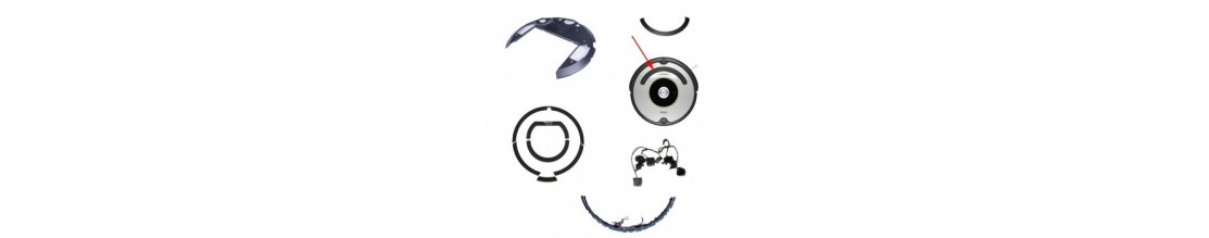 Tapas, sensores y asas para Robots Roomba - Mirtux