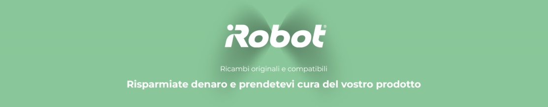 Motori, contenitori di raccolta e gruppi spazzole Roomba